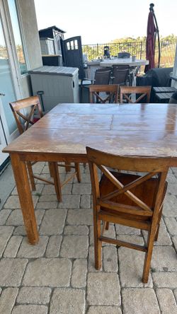 Table and 4 chairs