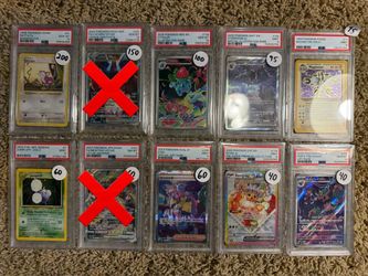 Pokemon Cards - PSA Graded Slabs
