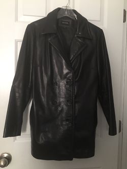 Ladies Black Leather Jacket
