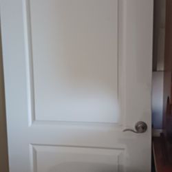 White Door With Handle - Updated