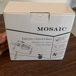 mosaic electric hand mixer