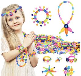 NEW! Pop Beads, DIY Jewelry Making Kit Art Crafts Creativity Toys for 3, 4, 5, 6, 7 ,8 Year Old Girls
