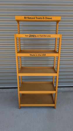 Wooden Retail Display Shelf