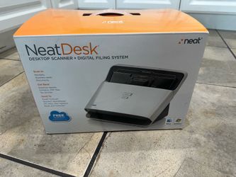 NEW Neat Desk Desktop Scanner + Digital Filing System