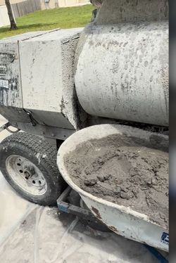 Nice Mortar Mixer Ready For Work Toro