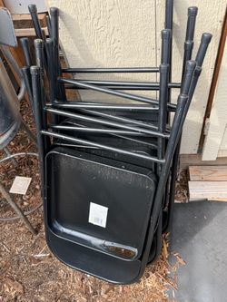 Black Folding Chairs