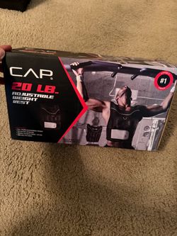 CAP 20 lb Adjustable Weight Vest