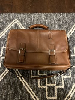 Coach Leather Laptop Bag