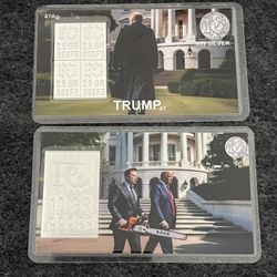Silver Cards 10gr- Trump 