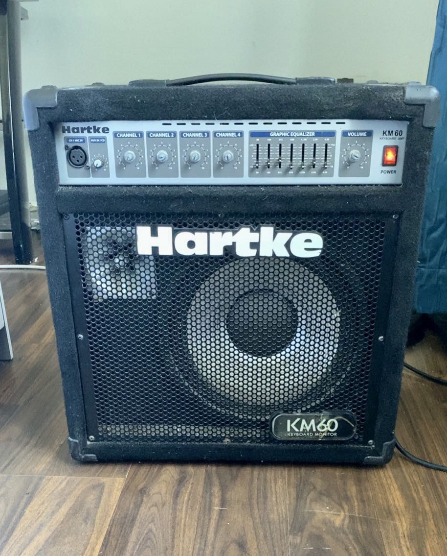 HARTKE KM60 Keyboard Amplifier- 60 Watts, BLACK