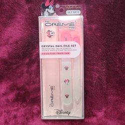 Disney Minnie Mouse The Creme Shop Crystal Nail File Set