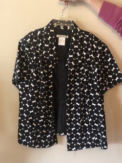 18W Petite Polka Dot Jacket - Plaza South