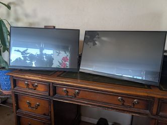 Two 22" Touchscreen Desktop Monitors