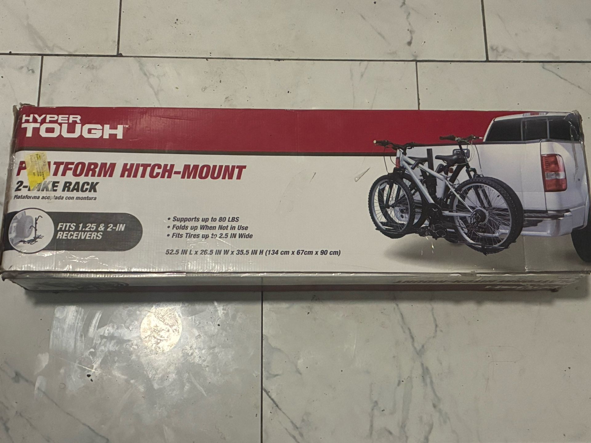 Hyper Tough Platform 2-Bike Carrier Rack