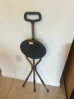 Folding cane chair