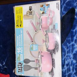Tasty 16 Piece Premium Non-stick Cookware Set
