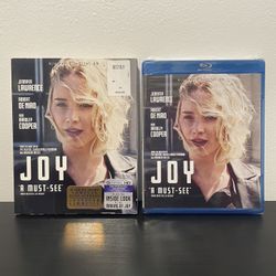 Joy Blu Ray Movie NEW SEALED w/ Slip Cover Jennifer Lawrence Bradley Cooper 2016