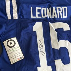 Riley Leonard Autographed Jersey Authenticated