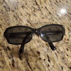 Ray Ban  RITUALS PANDE Rectangle Black Sunglasses, Made In Italy