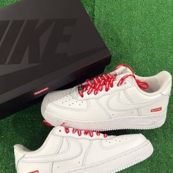 Nike Air Force 1 Supreme White *multiple sizes*