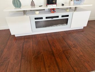 TV stand  table  hace light and heater