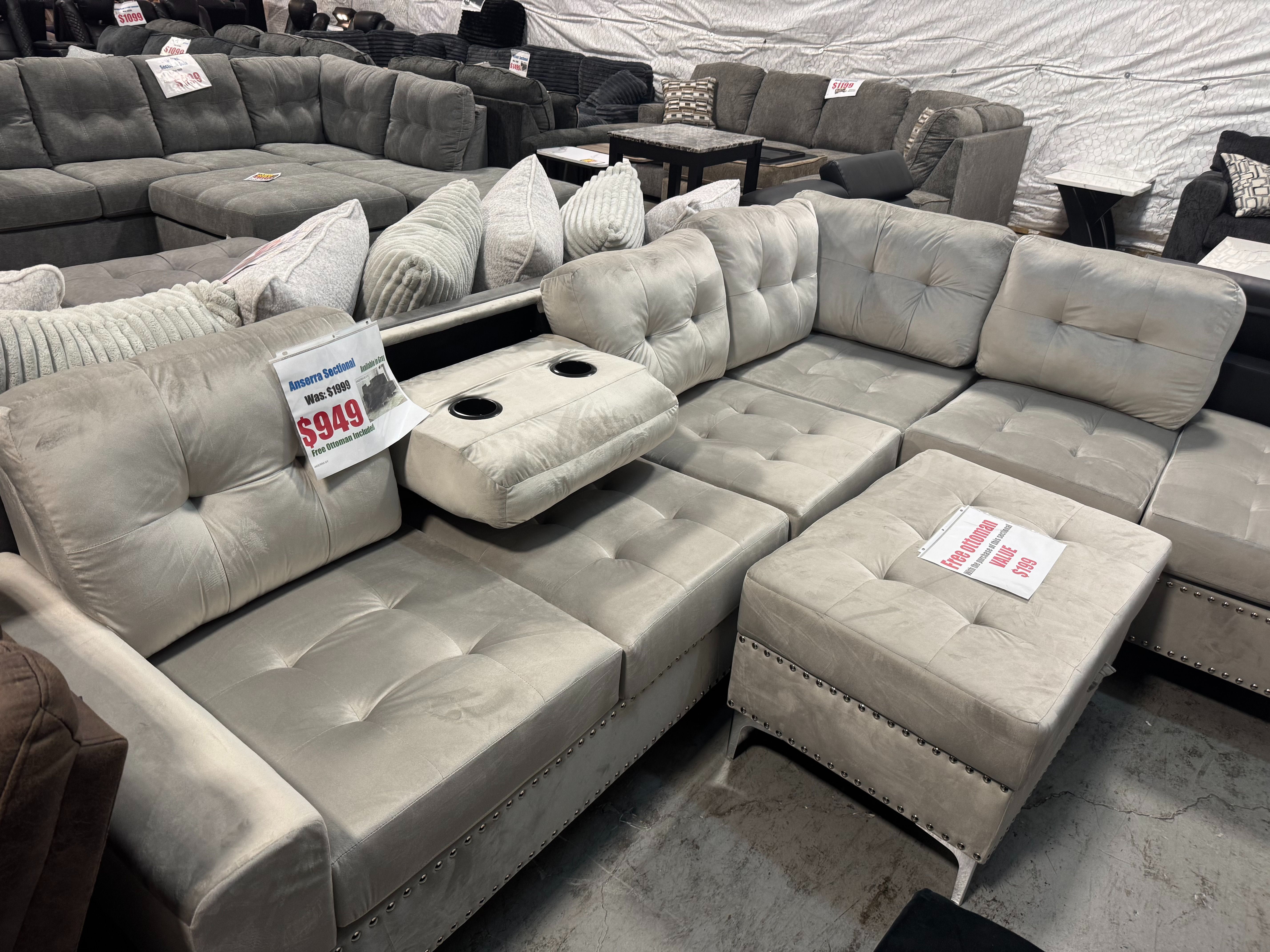 SECTIONAL (couch, sofa) !!NO CREDIT NEEDED !! TAKE IT HOME TODAY!! 🚛 SAME DAY DELIVERY AVAILABLE 🚚 Se Habla Español