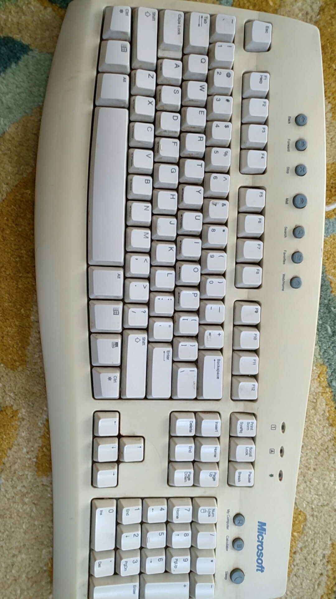 Microsoft keyboard. Very nice and comfortable