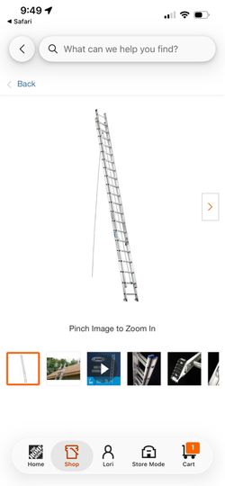 2 Werner 40 ft Aluminum Ladders