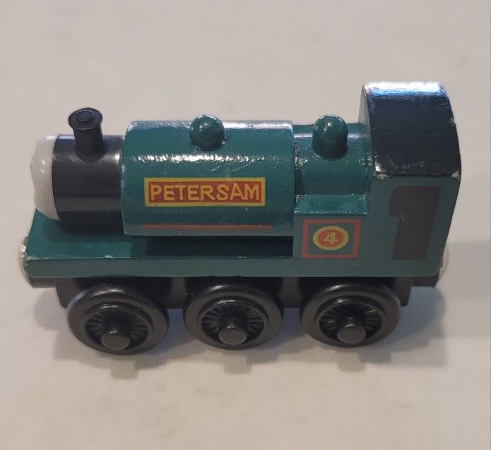Thomas & Friends Wooden Railway Peter Sam Train Engine Retired