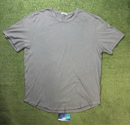 Buck Mason light blue tee