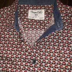  SOVEREIGN CODE button up Santa with sunglasses shirt Size 4 T. Very cute. Paid $30