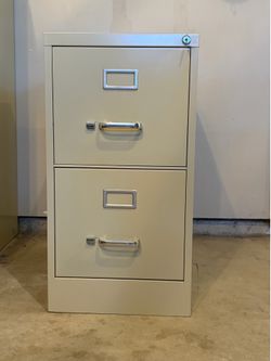 2-Drawer Letter-Size File Cabinet