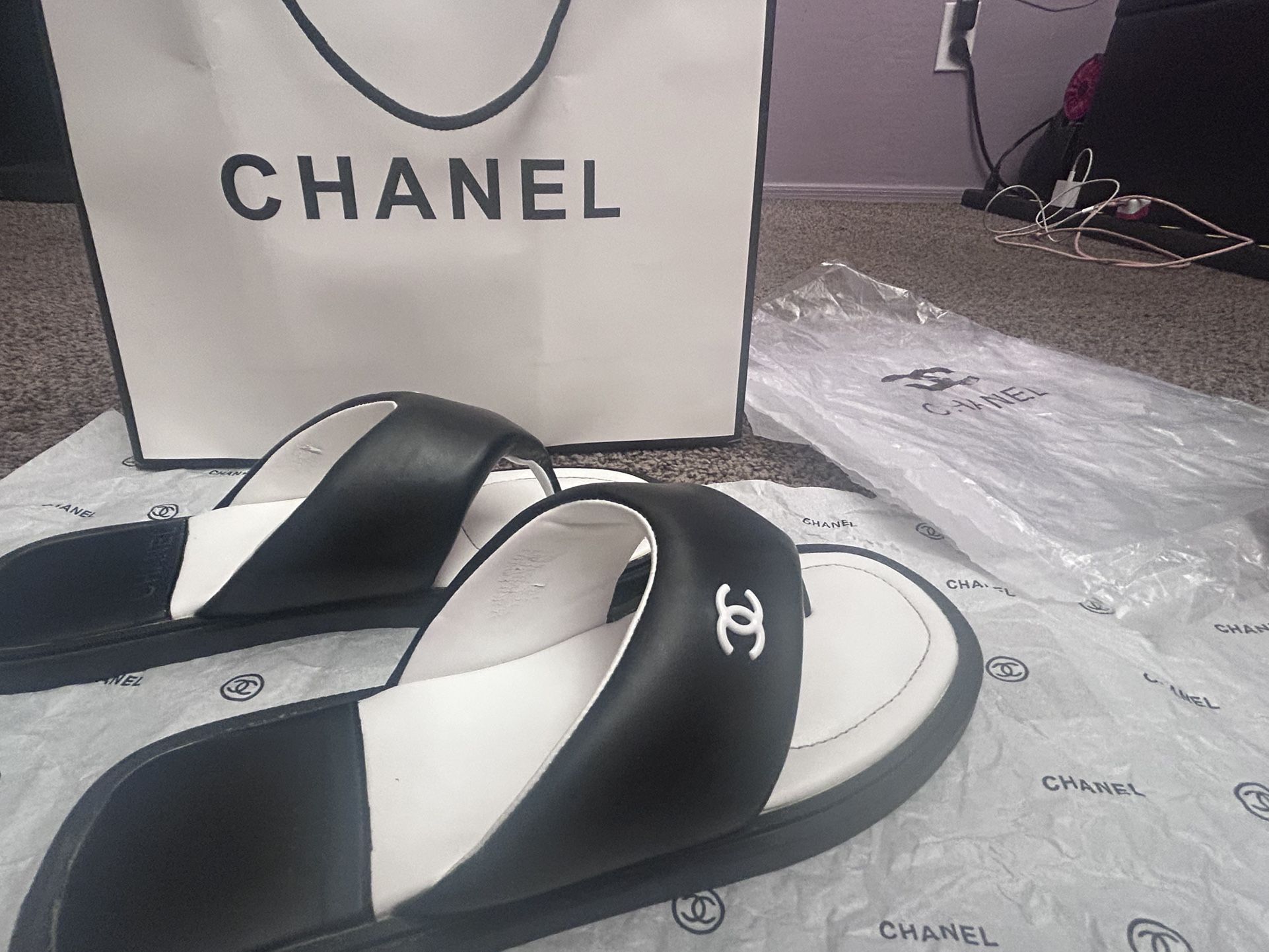 Chanel Flip Flops