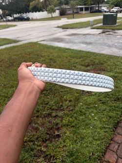 Spencer’s All White Studded Belt