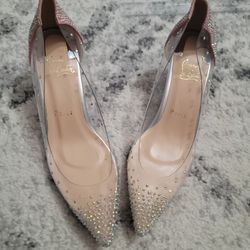 Clear Heel Shoes 
