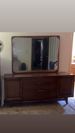 Vintage lane perception  9 drawer dresser with mirror added