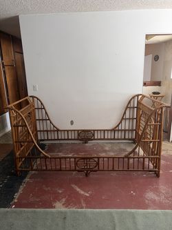 Bamboo twin/daybed frame
