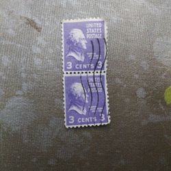 Thomas Jefferson 3-cent Stamp Purple