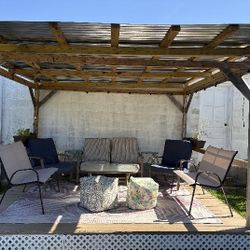 Deck. Hand Made Built Custom Gazeebo