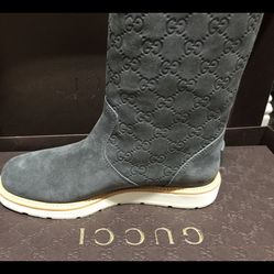 Gucci Suede Ankle Boots 