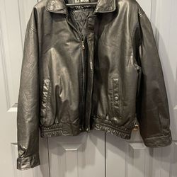 Vintage Leather Jacket Motorcycle Racer