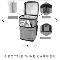 4 Bottles Wine Carrier