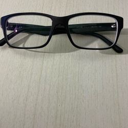 Prada Eyeglasses Black Rectangular Frame
