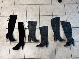 knee high boots! Perfect for fall!
