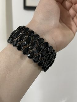 Brand New Bracelet Black Stone Pick Up Raseda And Vanowen 