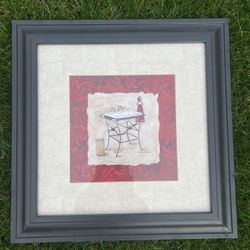 Framed Carol Robinson Art 17.5” X 17.5”