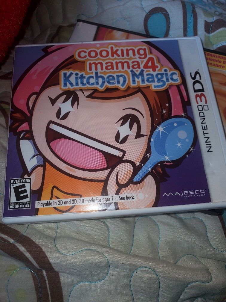 Nintendo 3DS cooking mama 4 kitchen magic 