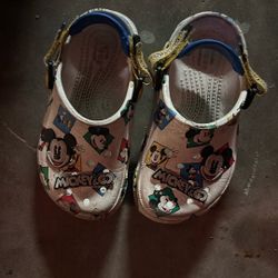 Mickey crocs Size 11