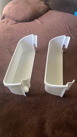 Refrigerator Door Bin Shelves Set of 2