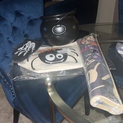 Aimeril Halloween Trick or Treat Bucket Witch Pumpkin Candy Bag Tote Bag Halloween Party Favor Bags #03 Halloween Black Spider One Size MPE393 ; 